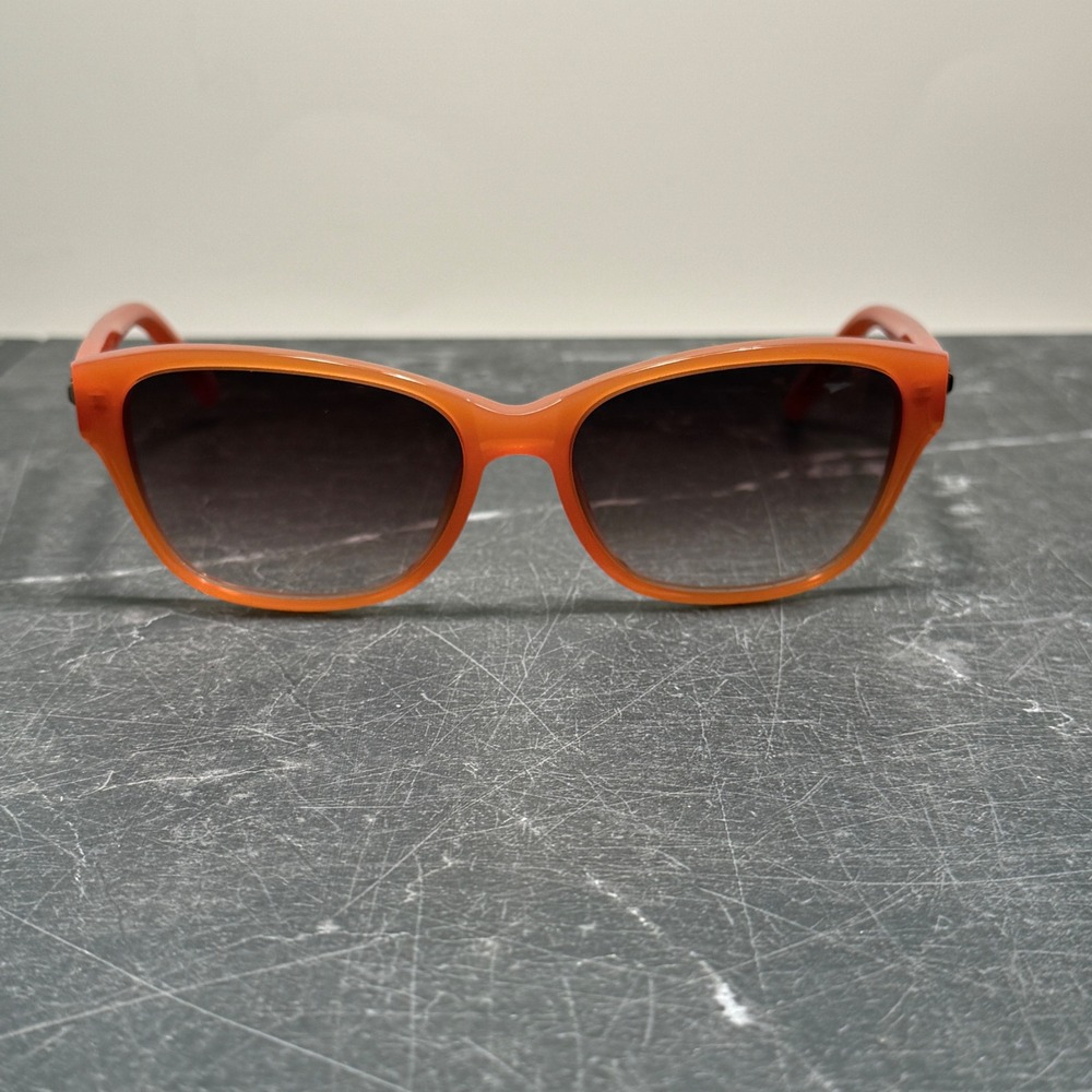 Womens Ann Taylor | Orange Cat Eye Sunglasses | Studded Temples